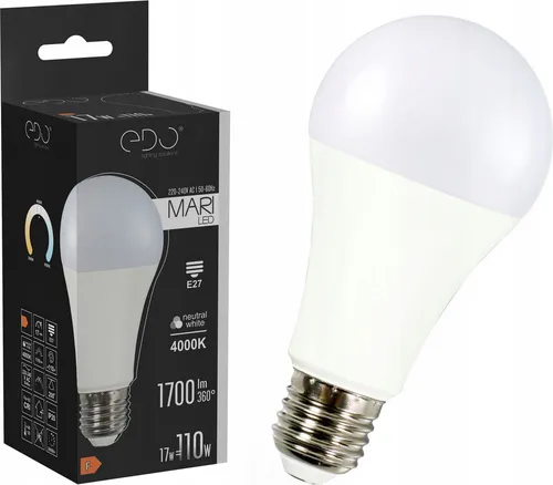 Glühbirne MARI LED 17W NW E27 4000K 1700lm 220-240V EDO777504 EDO