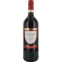 Rietburg Portugieser halbtrockener Rotwein Fruchtaromen 1000ml