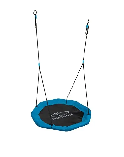 Hudora 72168/00 Nestschaukel, schwarz/blau, 110 cm