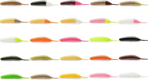 Fishup Tanta 2,5' Garlic 6,1cm - 8 Gummiköder, Fishup Farben:Hot Chartreuse