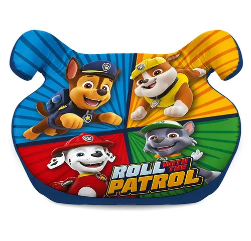 PAW PATROL Autokindersitz – Komfortabler Booster für Kinder 125-150 cm - Kindersitz R129 in blau, bietet sicheren und bequemen Transport für Kinder, ideal für lange Fahrten.