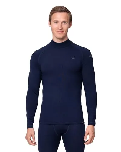 DANISH ENDURANCE Merino Thermo Langarm Shirt Herren - Extrem warme Skiunterwäsche - Unterteile für Herren, perfektes Funktionsshirt für extreme Kälte mit temperaturregulierender Merinowolle für höchsten Komfort und optimale Bewegungsfreiheit.