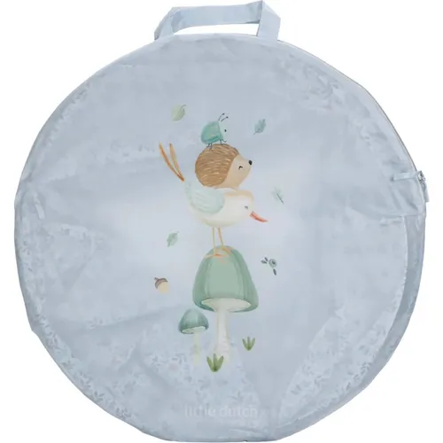 Little Dutch Forest Friends Krabbeltunnel 180x46 cm blau von Little Dutch