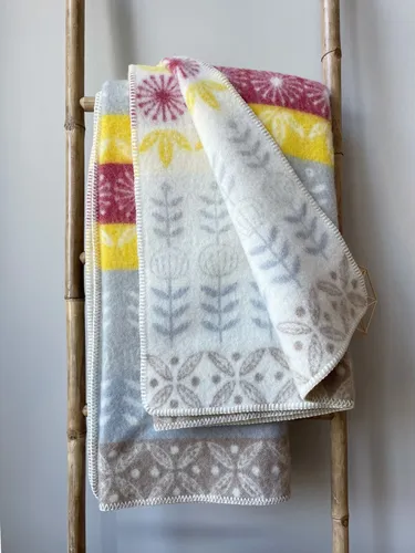 Jacquard Wende - Wolldecke Plaid 