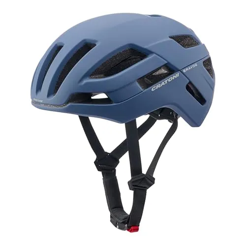 Cratoni Gravel - Fahrradhelm Gravoq (Blau matt, M/L) - Leichter Fahrradhelm mit 360° Größenverstellsystem für perfekten Sitz. 17 Belüftungsöffnungen sorgen für optimale Luftzirkulation und hohen Tragekomfort bei jeder Fahrt.