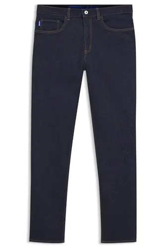 HUGO Blue Slim-fit-Jeans Ash mit Stone-washed-Finish von HUGO BOSS