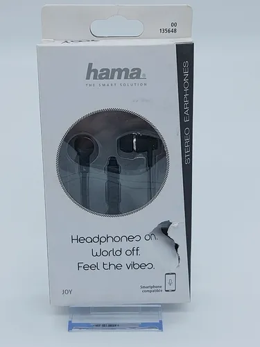 In-Ear 3,5mm Klinke Stereo Headset Joy Smartphone kompatibel 1,2m Flachband H3