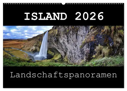 Dirk Vonten | Island 2026 Landschaftspanoramen Wandkalender - Kalender mit beeindruckenden Landschaftspanoramen Islands im Format DIN A2, ideal für Naturliebhaber und Reisefans.