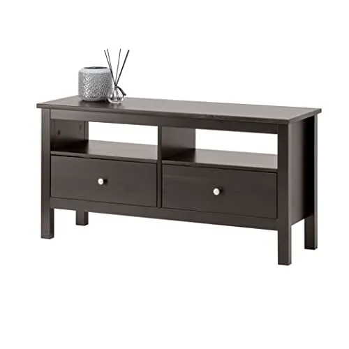 hagge home Vesa Lowboard - Fernsehtisch aus massivem Kiefernholz - TV-Halterungen aus nachhaltigem, zertifiziertem Kiefernholz, ideal für kleine Räume und zeitloses Design inspiriert von der nordischen Natur.