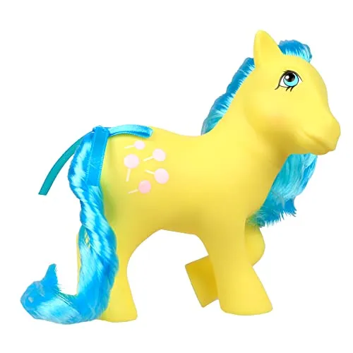 Basic Fun Zuckerschnute Classic Pony, My Little Pony, 35299, sammelbares Vintage-Pferde-Spielzeug für Kinder, Einhorn-Spielzeug für Jungen und Mädchen ab 3 Jahren