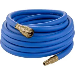 Poppstar Druckluftschlauch mit Messing-Schnellkupplungen