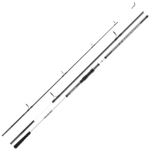 Daiwa Seahunter X Surf 3.90m 100-250g - Angelruten für das Meeresfischen, ausgestattet mit salzwasserbeständigen Ringen und HMC+ Kohlefaserblanks für beeindruckende Wurfweiten und hohen Komfort.
