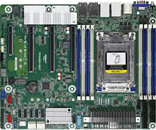 ASRock Rack TRX40D8-2N2T Motherboard - ATX Mainboard mit AMD TRX40 Chipsatz, ideal für Hochleistungs-PCs. Ausgestattet mit 10 Gigabit und 2.5 Gigabit LAN für blitzschnelle Netzwerkverbindungen.