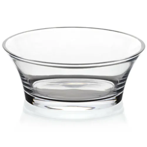 Schale Schüssel Servierschale Salat Essen Buffet Glas Kristallklar 21 cm