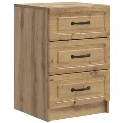 vidaXL Nachttisch Artisan-Eiche 43 x 41 x 63,5 cm