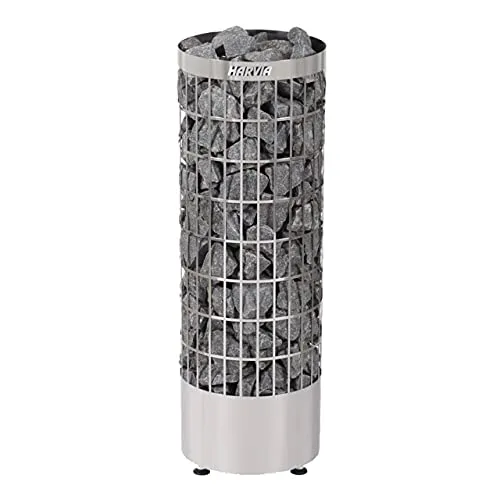Harvia Cilindro Saunaofen PC110E - 10,8 kW - Saunaofen der Kategorie Saunaöfen mit 10,8 kW Leistung, Edelstahl-Oberfläche und separatem Steuergerät für ein optimales Saunaerlebnis.