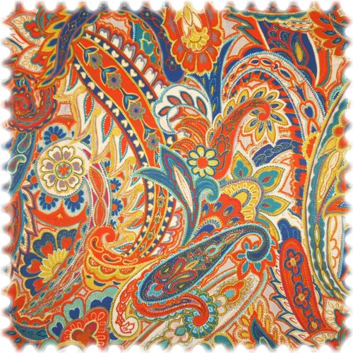 Samt Velours Möbelstoff Rajwada mit Fleckschutz von Heiro