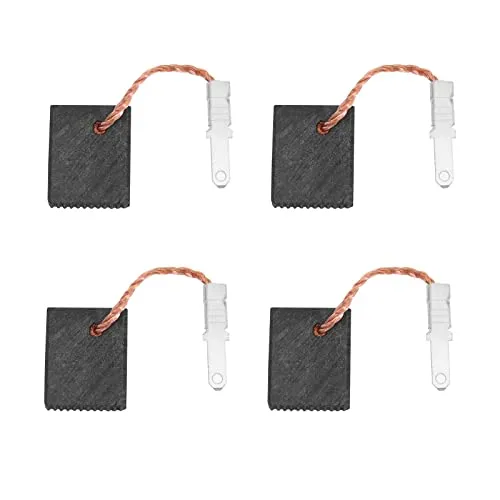 Kohlebürsten, kompatibel mit Metabo W12-125, Winkelschleifer, Elektrowerkzeuge, Motorbürsten, Ersatzzubehör, 6 x 12,5 x 15 mm, 2 Paar