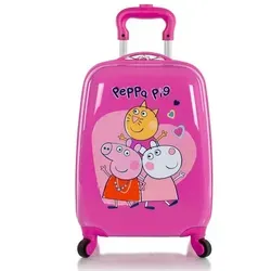 Heys Kids 4 Rollen Kindertrolley 46 cm pink - Trolleys für Kinder, leichtes Design mit 4 Rollen für müheloses Reisen und bunten Spaß auf jedem Abenteuer.