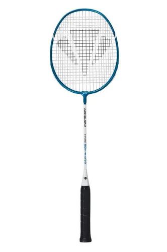 CARLTON Badmintonschläger Maxi-Blade Iso 4.3 (66,5cm, 8-12 Jahre) türkis/weiss - besaitet