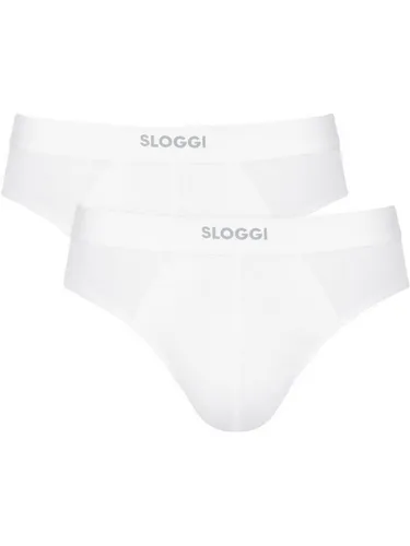 sloggi Slip EVER Ease Brief (2-St) - Komfortable Herrenunterhose mit thermoregulierenden Eigenschaften und auffälligem Sloggi-Logo, ideal für den täglichen Gebrauch.