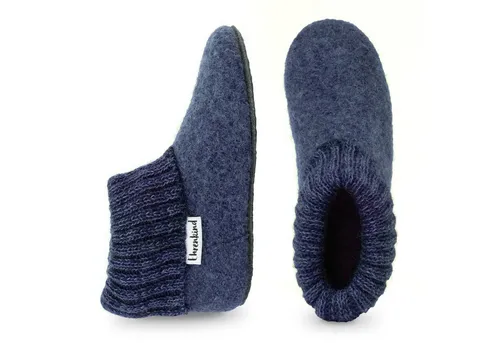 Ehrenkind Gemütliche Kinder-Hausschuhe aus reiner Schurwolle, Rutschfest Hüttenschuhe (atmungsaktiv & temperaturregulierend, Hüttenhausschuhe, Hüttenschuhe Kinder, Hüttenschuhe) ideal für Kindergarten, Schule und zu Hause