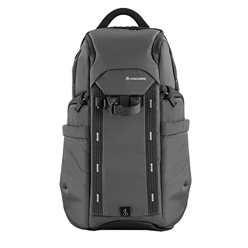Vanguard Rucksack VEO ADAPTOR S41 GY Grau - Kamerataschen mit modernem Design und USB-Anschluss zum Aufladen von Geräten unterwegs – ideal für Fotografen auf Reisen.