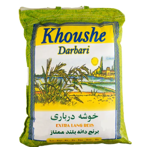 Pamir - Khoushe Darbari Basmatireis 5000gr - Reis, extra langer Duftreis aus Indien, ideal für Fisch- und Fleischgerichte, verleiht Ihren Speisen einen nussigen Geschmack und ein einzigartiges Aroma.