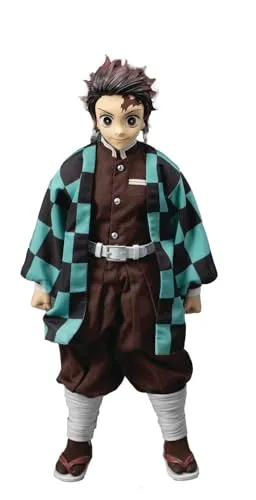 Threezero Demon Slayer Kimetsu No Yaiba Figzero 1/6 Tanjiro Kamado Actionfigur - Detailreiche 1/6 Actionfigur von Tanjiro Kamado aus Demon Slayer, ca. 27 cm groß, mit 37 Artikulationspunkten und umfangreichem Zubehör für dynamische Posen.