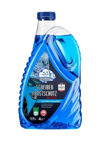 Robbyrob Scheibenfrostschutz -25°C 4L - Autopflege & Motorradpflege, gebrauchsfertiger Frostschutz für sichere Sicht bei extremen Temperaturen bis -25°C.