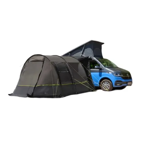 BERGER Busvorzelt Touring – Freistehendes Zelt mit Sonnendach und Moskitogaze - Vorzelte – Kompaktes, wasserfestes Zelt mit 3000 mm Wassersäule und praktischer Schleuse für Fahrzeuge, ideal für komfortables Camping und Schutz vor Wetter und Insekten.