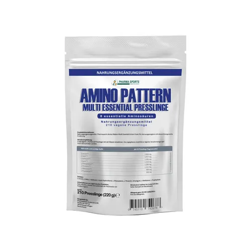 Amino Pattern Multi Essential Aminosäuren - 210 EAA vegane Presslinge Tabletten