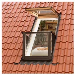 VELUX GDL Cabrio Holz/Kiefer ENERGIE PLUS Dachfenster 114x252 cm