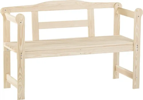 Iwerk Holzbank Kiefer Natur 118 x 43,6 x 73,5 cm