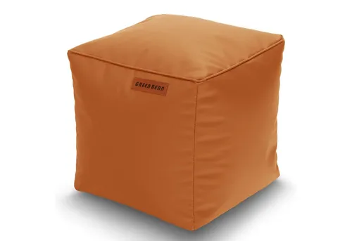 Green Bean Sitzsack-Hocker Cognac
