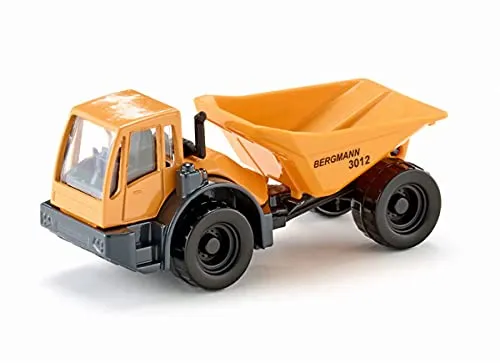 siku 1486, Bergmann Dumper, Metall/Kunststoff, Gelb, Kippbare Mulde