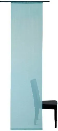 HOMING Schiebegardine Luis - Transparentes Design - Kategorie: Gardinen & Vorhänge, Maßgefertigte Schiebegardine in modernem aquablau, ideal für ein helles und luftiges Raumgefühl.