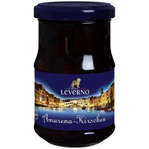 Leverno Amarena-Kirschen entsteint 140g Glas