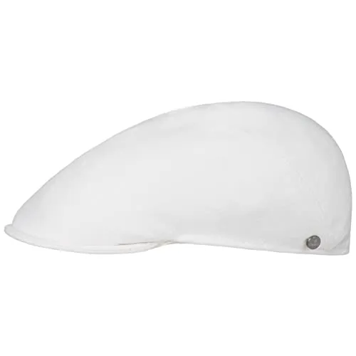 LIERYS Flatcap Meliert Dunkelblau Elegantes Design Stylisches Accessoire weiß S (54-55 cm)