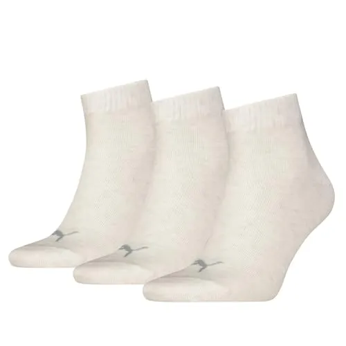 PUMA Unisex Plain Quarter 3 pack in beige von PUMA