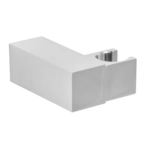 Welfenstein Brausehalter HC3 eckig Wandhalter Messing verchromt Brausehalterung