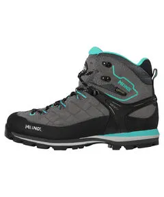 MEINDL Damen Litepeak Lady GTX - Trekking- und Wanderstiefel in Grau (Anthrazit Türkis 31), wasserdicht und perfekt für anspruchsvolle Trails