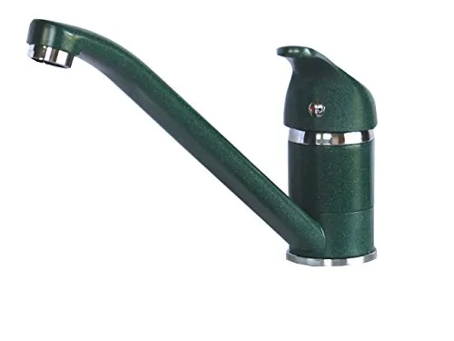 WAGNER KHD16 Küchenarmatur Spüle Armatur Wasserhahn Granit Grün - Moderne Einhandmischer Küchenarmatur in grünem Granit-Finish, bietet schnellen Zugang zu Wasser und ist leicht zu reinigen. Ideal für stilvolle Küchen.