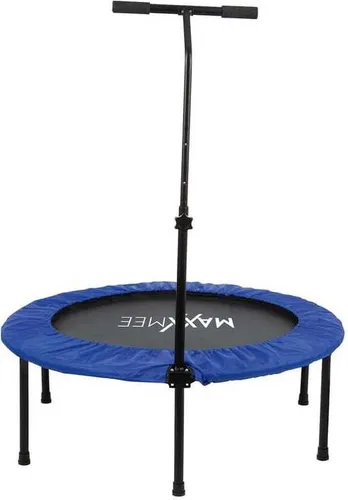 MAXXMEE Fitness Trampolin mit höhenverstellbarer Haltestange