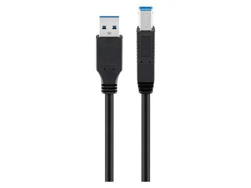 GOOBAY USB 3.0 Kabel 95721 A/B 0,25m schwarz