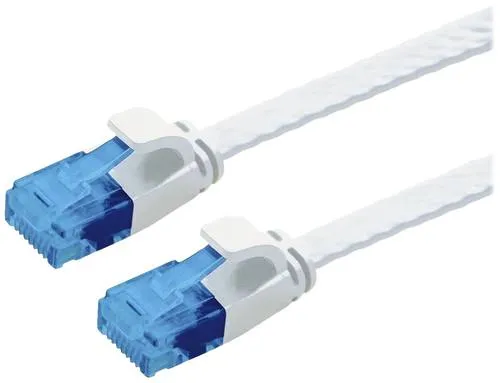 Value 21.99.2063 RJ45 Netzwerkkabel, Patchkabel CAT 6a U/UTP 3.00 m Weiß 1 St.