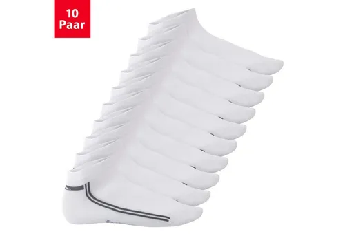 Footstar Füßlinge Sneak It! Damen & Herren Motiv Sneaker Socken (10 Paar)