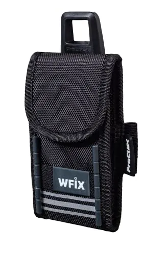 Wfix ProClick Smart Pouch S - Werkzeuggürtel Handy-Halter 21x12x2 cm - kleine Werkzeugtasche für den Transport von Smartphones, Messgeräten & kleineren Werkzeugen am Gürtell | by BS Systems