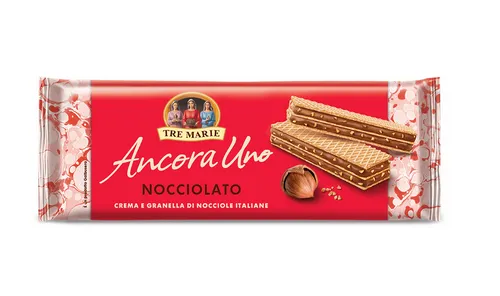 Tre Marie Ancora Uno Wafer Nocciolato Waffel gefüllt mit Haselnusscreme 140g