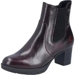 Rieker Damen 77674 Chelsea-Boot, rot 35, 38 EU - Wanderschuhe mit Komfortweite und auswechselbarer Einlegesohle für optimalen Tragekomfort bei jedem Schritt.
